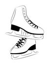 Sketch of the figured skates.