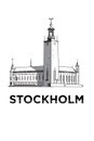 The sketch of Stockholm city hall