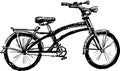 Sketch of urban bicycle for active walks