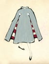 Sketch of a woman dress