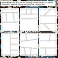 Sketchbook template for kids and adults