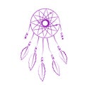 Sketched dream catcher.