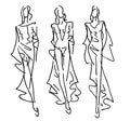 Sketched Fashion Models