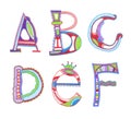 Sketchy alphabet design
