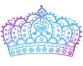 Sketchy Princess Tiara Crown Notebook Doodles