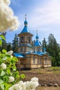 Skete, Russian Orthodox Church on the island of Valaam Royalty Free Stock Photo