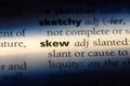 skew