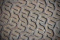 Skewed metal pattern background Royalty Free Stock Photo