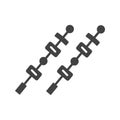 Skewer free Icon Image. Royalty Free Stock Photo
