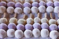 skewer of round daifuku mochi,japanese dessert Royalty Free Stock Photo