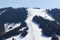 Ski area Dienten am Hochkonig, austria Alps in winter Royalty Free Stock Photo