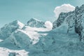 Ski area in Switzerland near Zermatt.