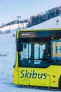 MAN ski bus at ski region Schladming-Dachstein - Hauser Kaibling, Ski Amade, Liezen District, Styria, Austria,