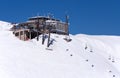 Ski center Kasprowy in Tatras, Poland. Top station