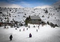Ski center on Mainalo mountain in Arcadia, Peloponnese, Greece