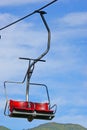 Ski chair lift Royalty Free Stock Photo