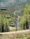 Ski chair Lift -2 Royalty Free Stock Photo