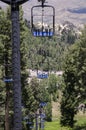 Summerhaven ski lift on Mount Lemmon in Tucson, Arizona Royalty Free Stock Photo