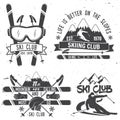 Ski club concept.