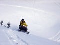 Ski-Doo In Snow