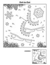 Figure skates dot-to-dot picture puzzle and coloring page activity sheet. Answer included.