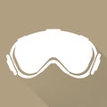 Ski goggles icon