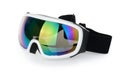 Ski goggles isolated on the white background Royalty Free Stock Photo