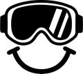 Ski Goggles Smiling