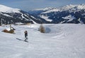 Ski holiday in the Austrian Alps Royalty Free Stock Photo