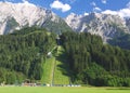 Ski Jump Bad-Mitterndorf,Austria Royalty Free Stock Photo