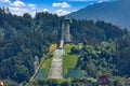 Ski jump on the Bergisel hill in Innsbruck