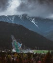 Ski jump hill in Zakopane - Poland