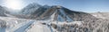 Ski Jump in Planica near Kranjska Gora, Slovenia Royalty Free Stock Photo