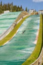 Ski jump slope in Lillehammer