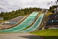 Ski jump slope in Lillehammer