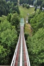 Ski jumping arena Royalty Free Stock Photo