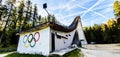 Ski jumping hill Olympiad forest