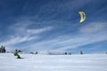 Ski Kiting Royalty Free Stock Photo