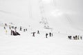 Ski lessons at Hintertux Glacier, Austria