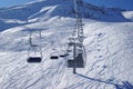 Ski lift Royalty Free Stock Photo