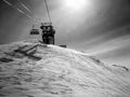 Ski lift Royalty Free Stock Photo