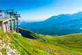 ski lift on the beautiful Mount Kasprowy Wierch Royalty Free Stock Photo