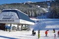 Ski lift at Blackcomb mountain base