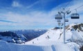 Ski lift Royalty Free Stock Photo