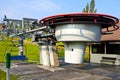 Ski Lift. Chairlift in summer. Royalty Free Stock Photo