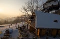 Ski Lift and Lodge