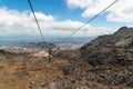 Ski Lift, Mount Ruapehu, Tongariro National Park, New Zealand Royalty Free Stock Photo