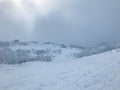 Ski-lift in Niseko Ski Resort, Hokkaido.