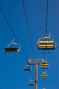Ski Lift Ride Royalty Free Stock Photo