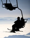 Ski lift Royalty Free Stock Photo